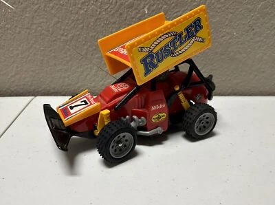 Vintage Nikko #7 Rustler RC Sprint Car Buggy 2WD 1:16 - No Remote Untested - Image 1 of 4