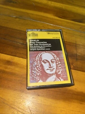 SUPER RARE Excellent CASSETTE - VIVALDI - Four Concertos for Two Orchestras  - Image 1 of 4