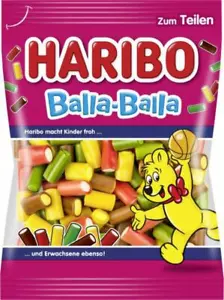Haribo Süßigkeiten | Haribo Balla-Balla | 6,1 Unzen insgesamt / 175 gr | Haribo Gummis - Bild 1 von 2