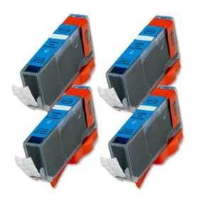4 PK CYAN Ink Cartridge plus chip for CLI-226C Pixma MG5120 ip4820 iP4920 - Picture 1 of 1