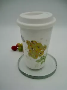 Lenox Butterfly Meadow Thermal Travel Mug Coffee Cup Tumbler with Lid, perfect - Picture 1 of 10