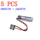 5pcs Original TOSHIBA 3.6V ER6VC3N Battery For Yaskawa Encoder CMPC-CM34 etc.