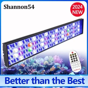 PopBloom Led Aquarium Light Dimmable For 60cm 2ft Marine Reef Coral LPS SPS Tank - Picture 1 of 11