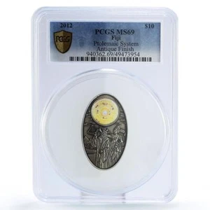 Fiji 10 dollars Apocalypse III Almagest Ptolemy MS69 PCGS silver coin 2012 - Picture 1 of 2