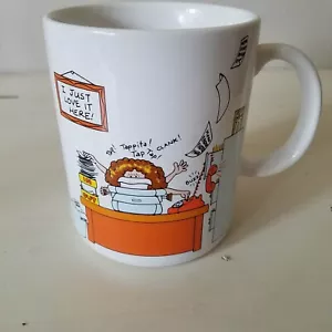 Dibujos animados divertidos Hallmark Cómo llevarse bien en la oficina 12 oz. Taza de café blanca - Imagen 1 de 4