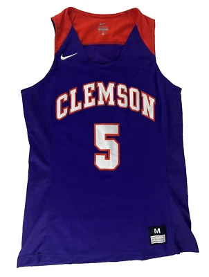 Nike Clemson Tiger's #5 Elite Enforcer Women's Basketball Jersey Medium (DD) - Image 1 of 4