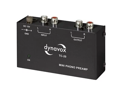 Phono Vorverstärker - Plattenspieler Vorverstärker / Dynavox TC-20 - Bild 1 von 4