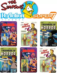 Surtido de figuras de reacción de Los Simpson - Elige y elige - Super7 - Imagen 1 de 10