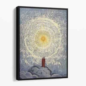 Vision of The Empyrean - Divine Comedy Christian Jesus Canvas Wall Art Print - Picture 1 of 7