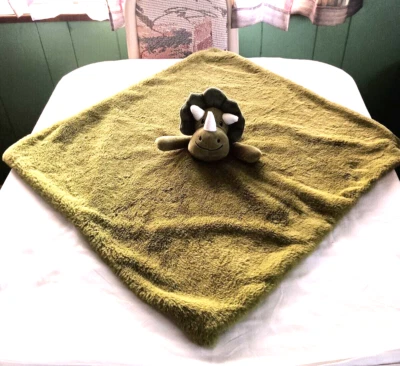 MANTA DE SEGURIDAD SUAVE DINOSAURIO VERDE TIERRA DE SUEÑOS BEBÉ JUGUETE AMOROSO Foto 1 de 4