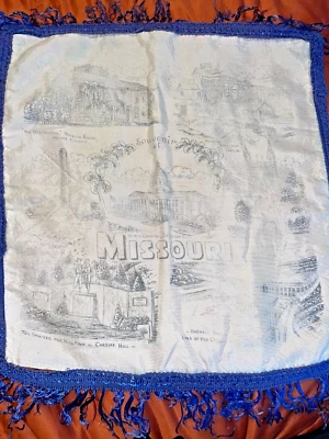 Funda de almohada vintage de recuerdo del estado de Missouri Foto 1 de 4