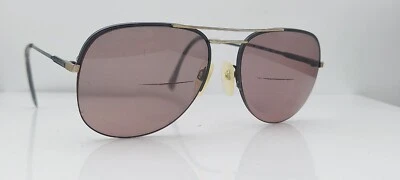 Gafas de sol vintage Neostyle College 28/991 negro dorado piloto media llanta SOLO MARCOS Foto 1 de 4