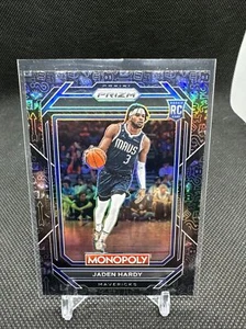 2022-2023 JADEN HARDY BLACK ICONS PRIZM RC MONOPOLY MAVERICKS BASKETBALL - Picture 1 of 2