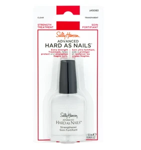 Sally Hansen Advanced Hard As Nails Strengthener Clear - NEW Carded - Picture 1 of 2