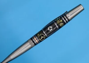 New 2025 Unique Industrial Design Stainless Steel Diamond Knurl Ballpoint Pen - Bild 1 von 13