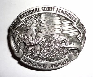 National Scout Jamboree 2005 hebilla de cinturón de peltre - Imagen 1 de 1