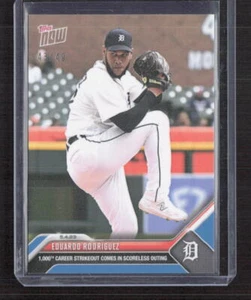 2023 Topps Now #235 Eduardo Rodriguez Blu 43/49 - Foto 1 di 2