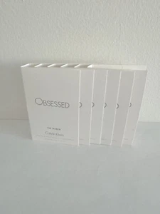 6 X Calvin Klein Obsessed (0.04 Oz / 1.2 ML) For Women Samples *Discontinued* - Picture 1 of 2