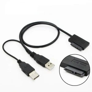 USB 2.0 to 2.5inch HDD 7+15pin SATA Hard Drive Cable Adapter For SATA SSD & HDD - Picture 1 of 9