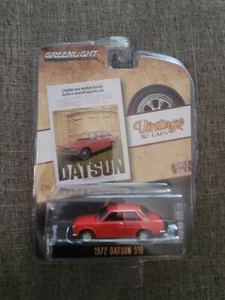 Greenlight Vintage Ad Cars Series 5 - 1972 Datsun 510 1:64 Scale Diecast 39080-C - Picture 1 of 2