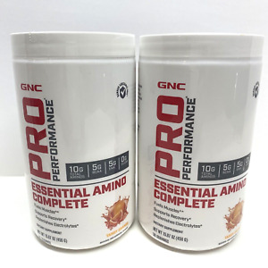 TWO Pack GNC Pro Performance Essential Amino Complete 30 Servings Tangy Orange