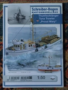 SCHREIBER-BOGEN - TUNA TRAWLER "PROUD MARY" - PAPER MODEL - 1/50 - Picture 1 of 4