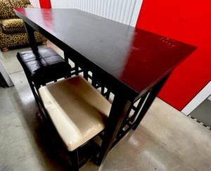 Cocktail Table With 4 Stools - Picture 1 of 4