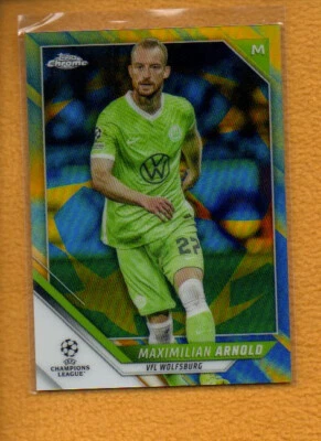 Maximilian Arnold 2021-22 Topps Chrome Blue Gold Starball Refractor #151 /75 - Image 1 of 2