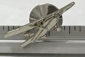 Cessna 152 Airplane Side View Silver Plated Lapel Pin NOS - Picture 1 of 3