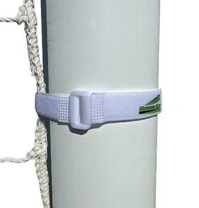 Football Goal Hook And Loop Net Straps, 20mm Wide X 460mm Long - Picture 1 of 6