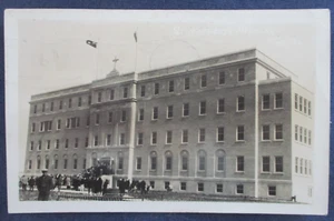 RPPC The Pas Manitoba Canada St Anthony's Hospital Postcard & Cancel Used to US - Picture 1 of 2