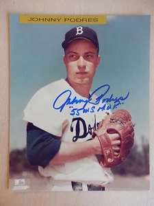 Johnny Podres Autographed 8" X 10" Photograph  - Picture 1 of 2