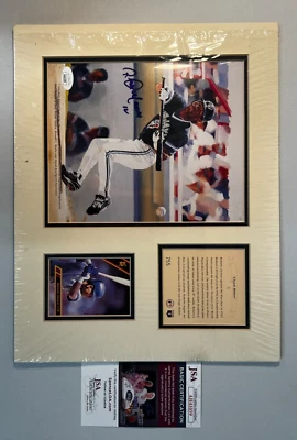 Roberto Alomar Signed & Matted Print JSA Certified AUTO Toronto Blue Jays HOF! - Image 1 of 4