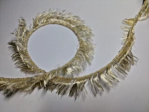 Dekoschnur Franzen "Vanille" 4 m - Bild 1 von 1