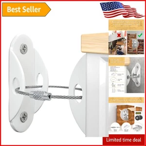 10-Pack Baby Proofing Furniture Anchors - Secure Heavy Items with Ease - Picture 1 of 11