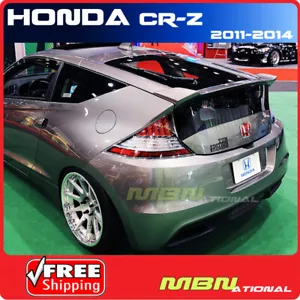 2011+ For Honda CRZ 3 Dr HB Rear Trunk Tail Wing Spoiler Unpainted ABS Primer - Foto 1 di 2