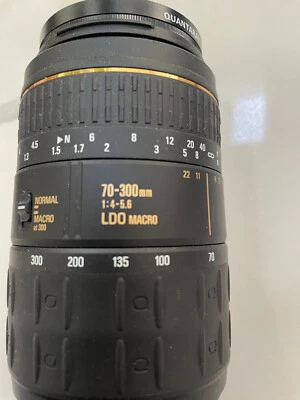 Quantaray AF 70-300mm 1:4 -5.6 LDO MACRO Lens For Pentax K AF Japan - Image 1 of 4