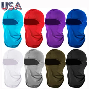 Máscara facial Balaclava escudo solar máscaras de esquí protección UV enfriamiento casco delgado revestimiento - Imagen 1 de 24
