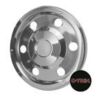 2 X 17.5" Ford Cargo Rear Wheel Trims Hub Caps Covers Stainless Steel O-trim