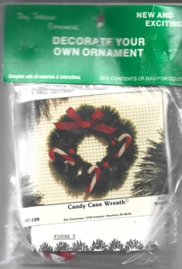 Zuckerstangenkranz #87-109 kleiner Schatz Ornament Set Vintage Merri Mac - Bild 1 von 1