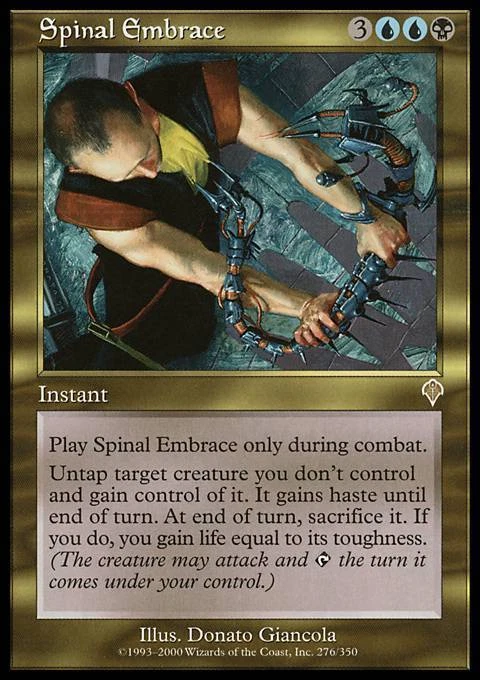 Spinal Embrace ~ Moderately Played Invasion MTG Magic UltimateMTG Multi-Color Ca - Image 1 of 1