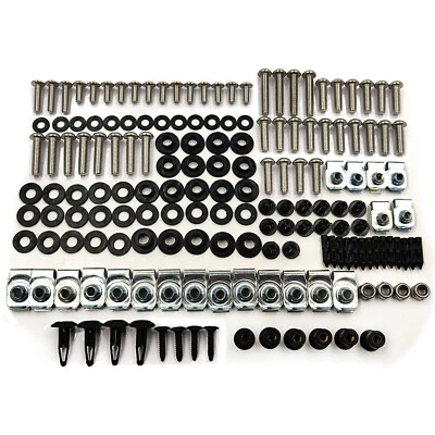 Complete Screws Chrome Fairing Bolt Kit Fit For YAMAHA YZF R1 2004-2006 2005 - Image 1 of 4