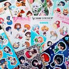 Anime Chibi Art Vinyl Stickers Sheet - Fairy Tail HXH Naruto Avatar MHA +