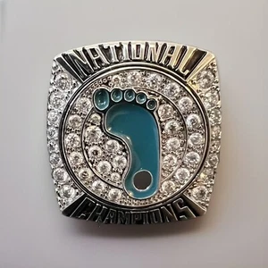 North Carolina Tar Heels Replica 2017 Champions Ring Sterling Silver Size 16.5 - Picture 1 of 7