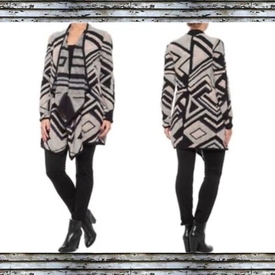 Lucky Brand Women’s Geometric Open Sweater Cardigan Southwest Aztec Size Small - Image 1 of 4