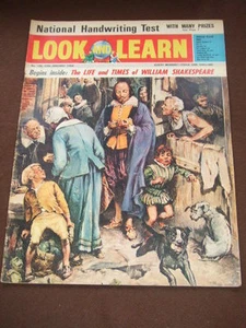 LOOK and LEARN # 106 - WILLIAM SHAKESPEARE - Jan 25 1964 - Imagen 1 de 1