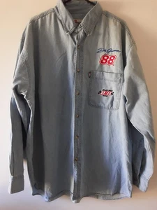 Competitors View Denim Shirt Nascar Mens XL Vintage Buttoned Dale Jarrett #88 - Bild 1 von 17
