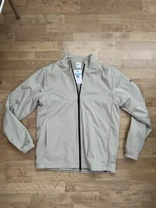 Nike Golf Men’s Storm-fit Full-zip Jacket Beige Medium Brand New - Picture 1 of 5