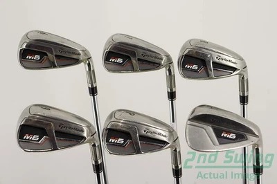 TaylorMade M6 Iron Set 6-PW AW Steel Stiff Right STD - Image 1 of 4
