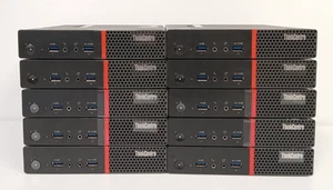 Lot of 10 Fully Functional Lenovo ThinkCentre M600 Tiny Desktops - NO HDDS/OS - Picture 1 of 8